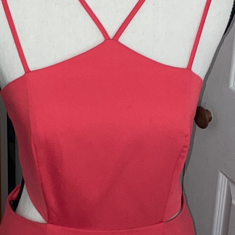 Laundry by Shelli Segal Cocktail Special Occasion Dress Coral   - 6 - Picture 6 of 10